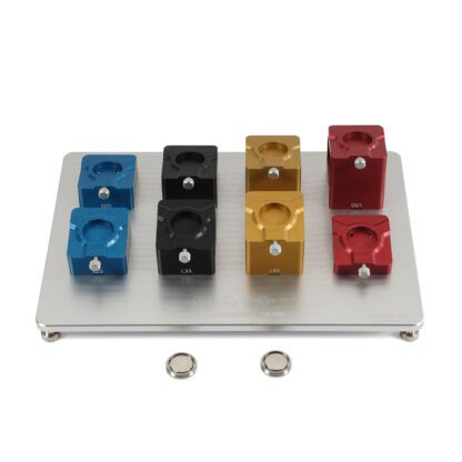 AxioSnapMount Starter Kit - 8 cokołów,2 magnesy, komi pack płytek, płyta z uchwytami na cokoły - obrazek 8