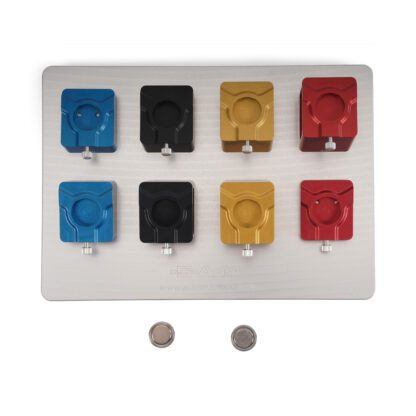 AxioSnapMount Starter Kit - 8 cokołów,2 magnesy, komi pack płytek, płyta z uchwytami na cokoły - obrazek 6