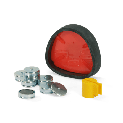 WZORNIK do modeli SPLITCAST NORMAL,czerwony rozmiar 80mm zawiera 6 magnesów i uchwyt