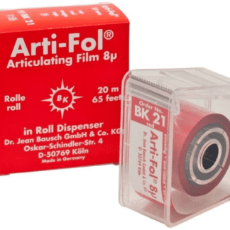 ARTI-FOL 8MIC CZERWONY JEDNOS. 22MM/20M