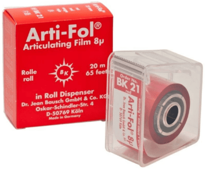ARTI-FOL 8MIC CZERWONY JEDNOS. 22MM/20M
